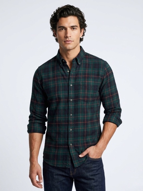 Brooks Brothers Other - 151 BROOKS BROTHERS Men’s Red Fleece x Pendleton Wool Plaid Shirt - Green, XXL